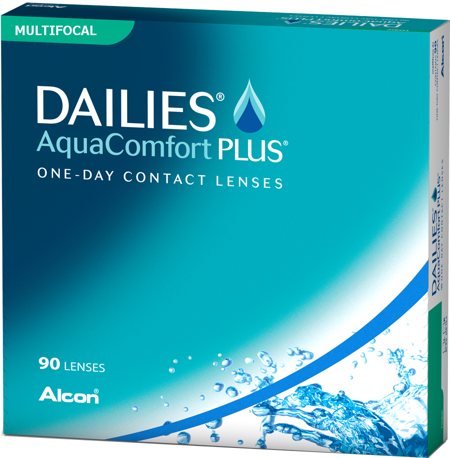 Dailies Aquacomfort Plus Multifocal für bestes Sehen in jeder Entfernung.